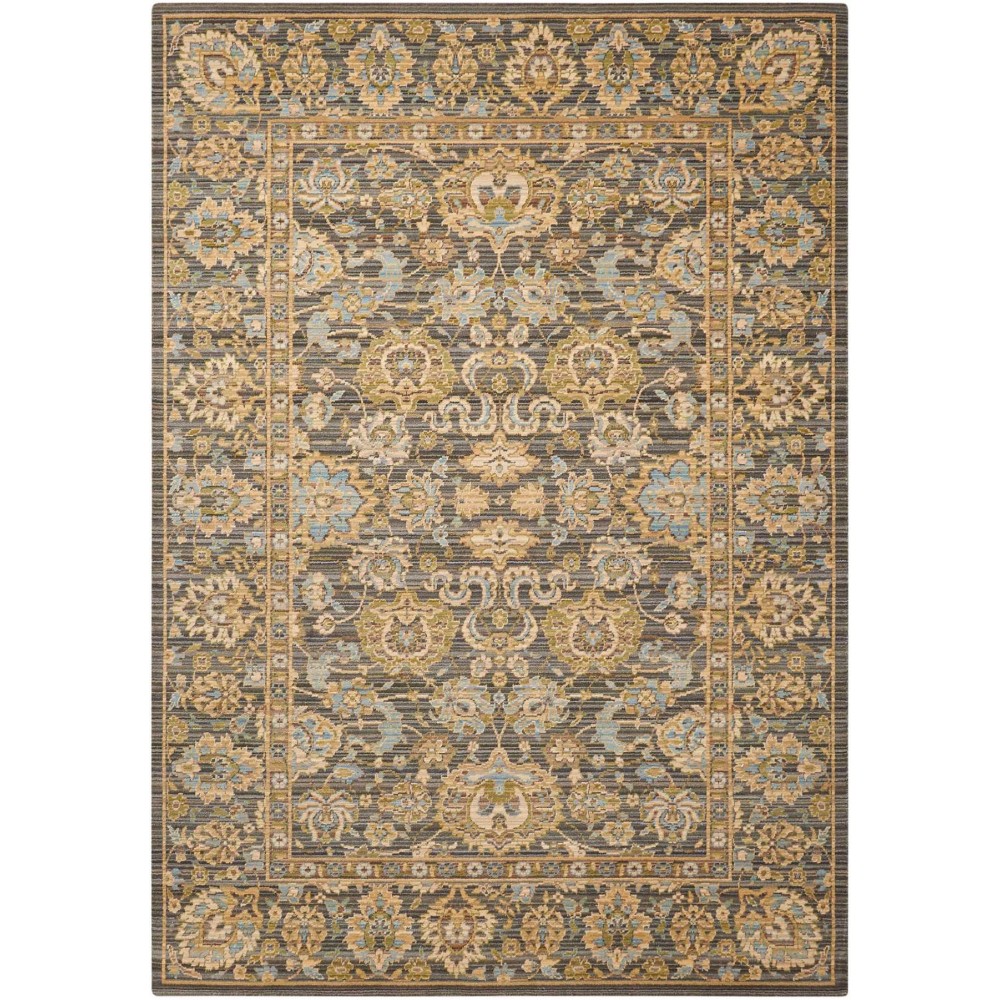 Nourison Timeless TML20 Area Rug, Opal/Grey, 7'9" x 9'9"