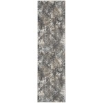 Nourison Tangra TNR01 Runner Rug, Grey/Multicolor, 2'2" x 7'6"