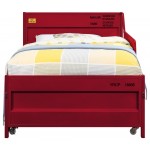 ACME Cargo Daybed & Trundle (Twin Size), Red (1Set/1Ctn)