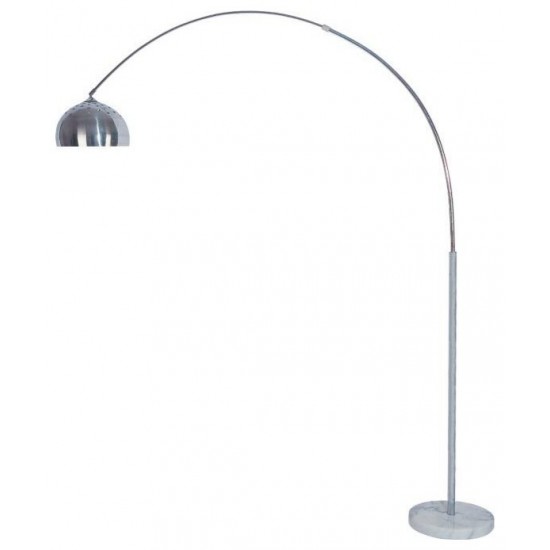 ACME Floor Lamp, Brushed Silver