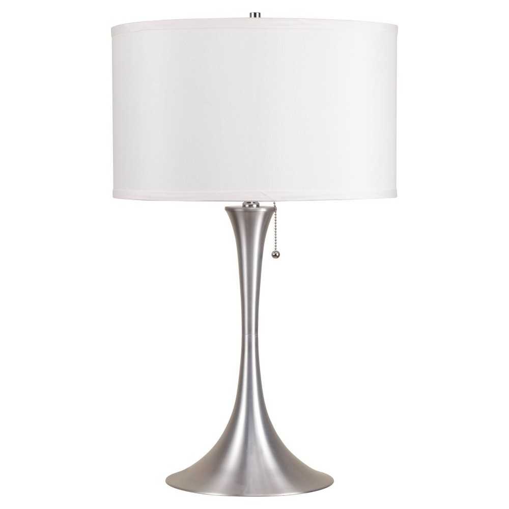 ACME Cody Table Lamp, Brushed Silver