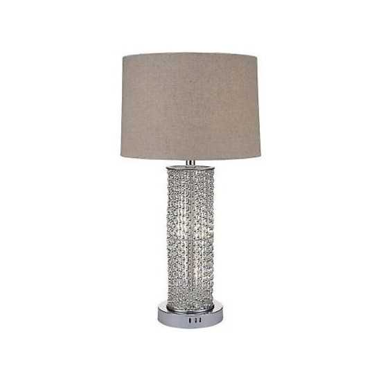 ACME Britt Table Lamp, Chrome