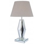 ACME Britt Table Lamp, Mirrored & Chrome