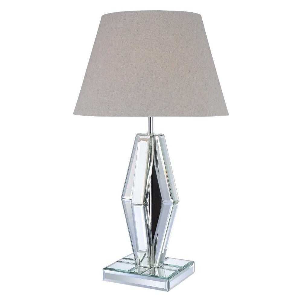 ACME Britt Table Lamp, Mirrored & Chrome