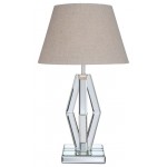 ACME Britt Table Lamp, Mirrored & Chrome