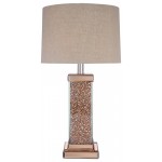 ACME Britt Table Lamp, Rose Gold