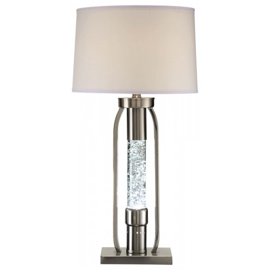 ACME Sinkler Table Lamp, Sandy Nickel