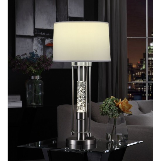 ACME Olsen Table Lamp, Brushed Nickel