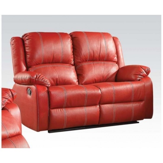 ACME Zuriel Loveseat (Motion), Red PU