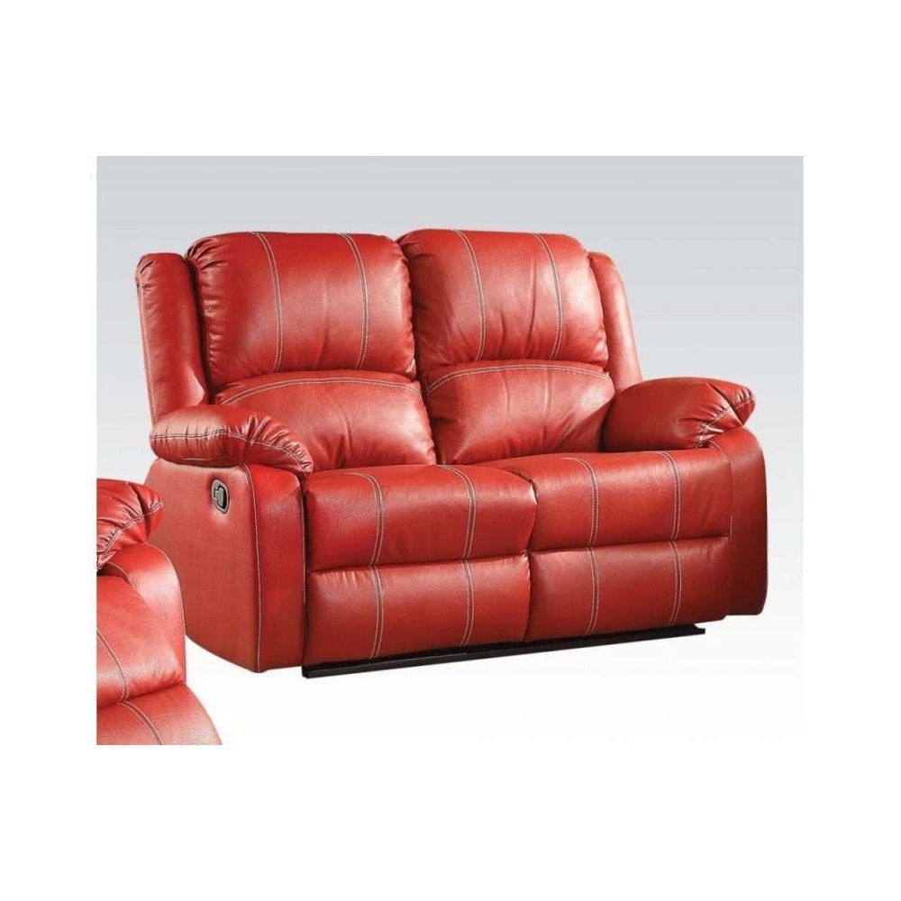 ACME Zuriel Loveseat (Motion), Red PU