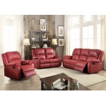 ACME Zuriel Loveseat (Motion), Red PU