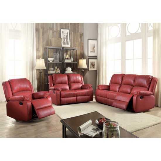 ACME Zuriel Loveseat (Motion), Red PU