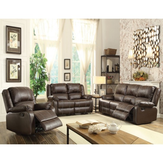 ACME Zuriel Rocker Recliner, Brown PU