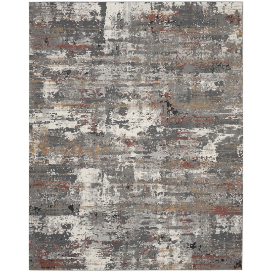 Nourison Tangra TNR02 Area Rug, Grey/Multicolor, 7'10" x 9'10"