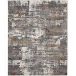 Nourison Tangra TNR02 Area Rug, Grey/Multicolor, 9' x 12'