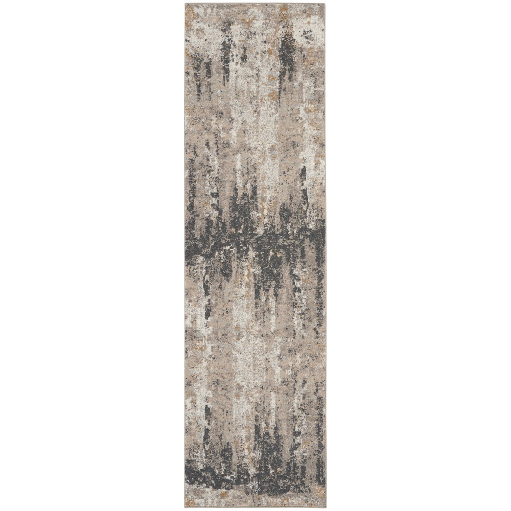 Nourison Tangra TNR05 Runner Rug, Cream/Grey, 2'2" x 7'6"