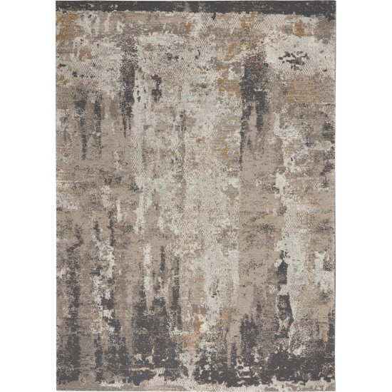 Nourison Tangra TNR05 Area Rug, Cream/Grey, 5'3" x 7'3"