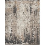 Nourison Tangra TNR05 Area Rug, Cream/Grey, 9' x 12'