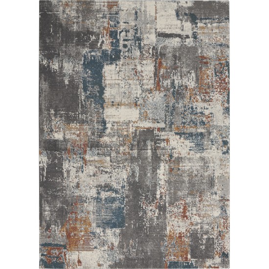 Nourison Tangra TNR06 Area Rug, Grey/Multicolor, 4' x 6'