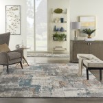 Nourison Tangra TNR06 Area Rug, Grey/Multicolor, 7'10" x 9'10"