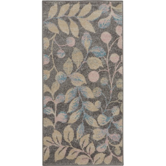 Nourison Tranquil TRA03 Area Rug, Grey/Beige, 2' x 4'