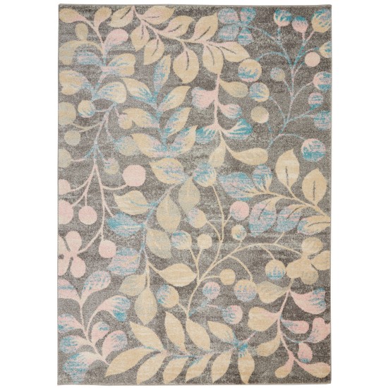 Nourison Tranquil TRA03 Area Rug, Grey/Beige, 4' x 6'