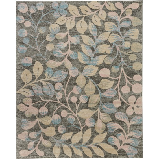 Nourison Tranquil TRA03 Area Rug, Grey/Beige, 8' x 10'