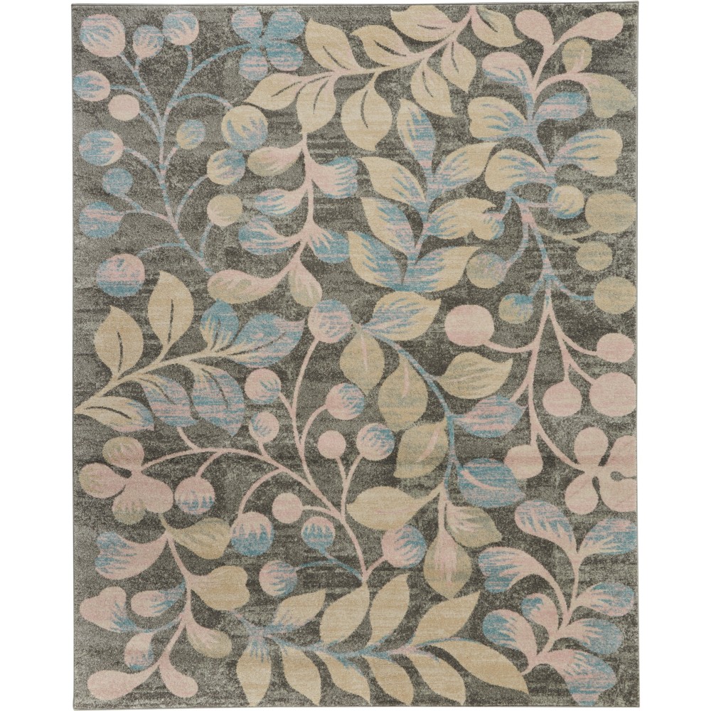 Nourison Tranquil TRA03 Area Rug, Grey/Beige, 8'10" x 11'10" Nourison Tranquil TRA03 Area Rug, Grey/Beige, 8'10" x 11'10"