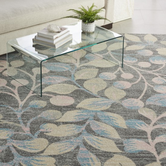 Nourison Tranquil TRA03 Area Rug, Grey/Beige, 8'10" x 11'10"