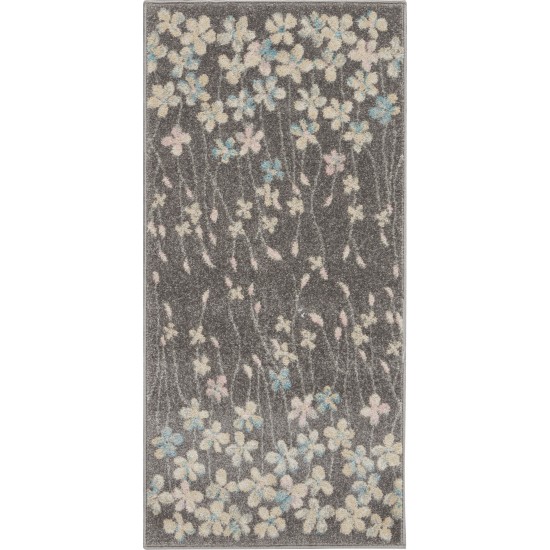 Nourison Tranquil TRA04 Area Rug, Grey/Beige, 2' x 4'