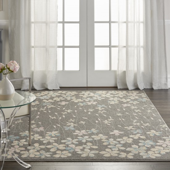 Nourison Tranquil TRA04 Area Rug, Grey/Beige, 4' x 6'