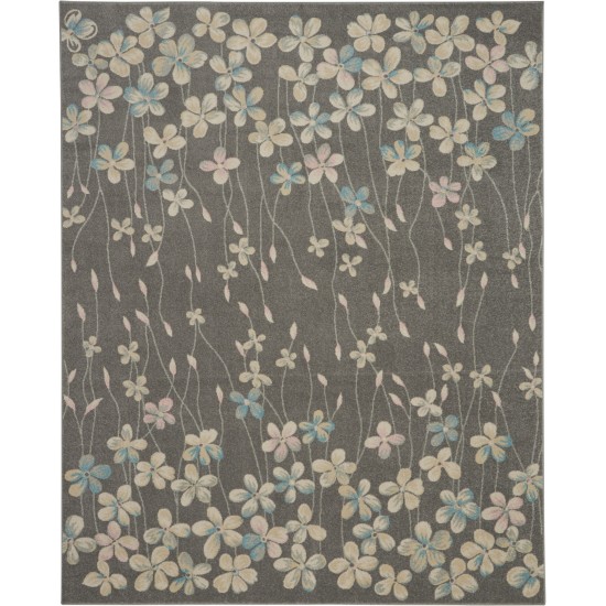 Nourison Tranquil TRA04 Area Rug, Grey/Beige, 8' x 10'