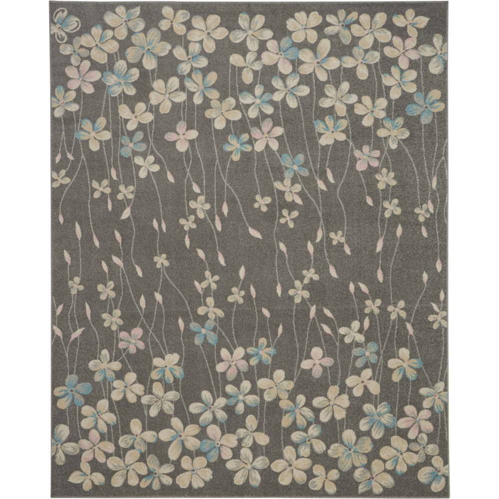 Nourison Tranquil TRA04 Area Rug, Grey/Beige, 8'10" x 11'10"