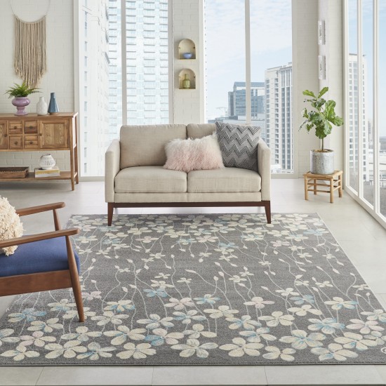 Nourison Tranquil TRA04 Area Rug, Grey/Beige, 8'10" x 11'10"