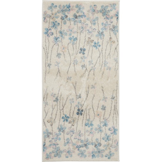 Nourison Tranquil TRA04 Area Rug, Ivory, 2' X 4'