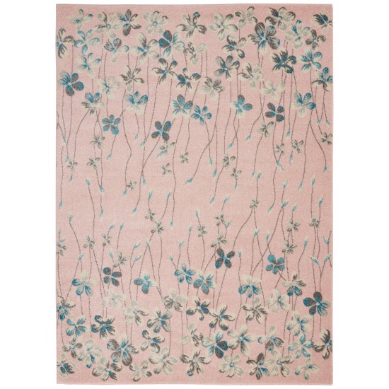 Nourison Tranquil TRA04 Area Rug, Pink, 4' x 6'