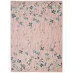 Nourison Tranquil TRA04 Area Rug, Pink, 6' x 9'