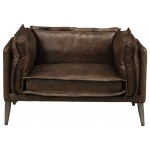 ACME Porchester Chair, Distress Chocolate Top Grain Leather