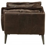 ACME Porchester Chair, Distress Chocolate Top Grain Leather