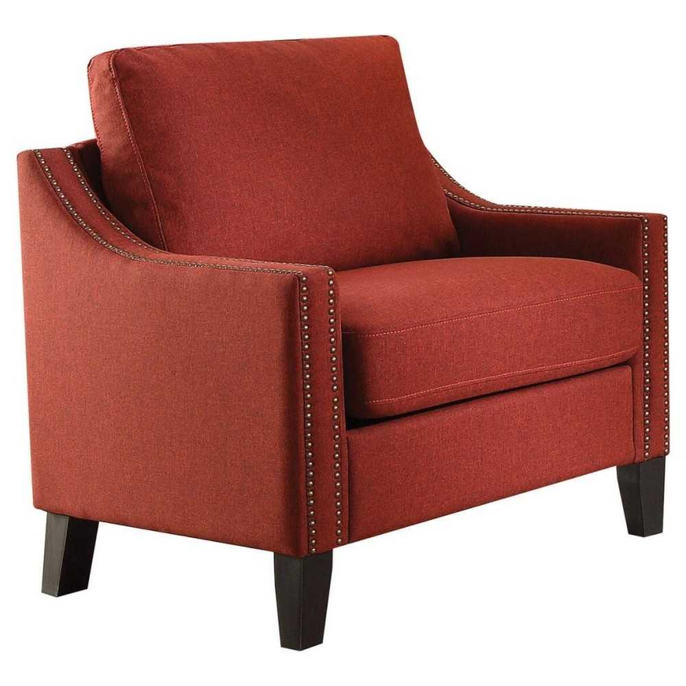 ACME Zapata Chair, Red Linen