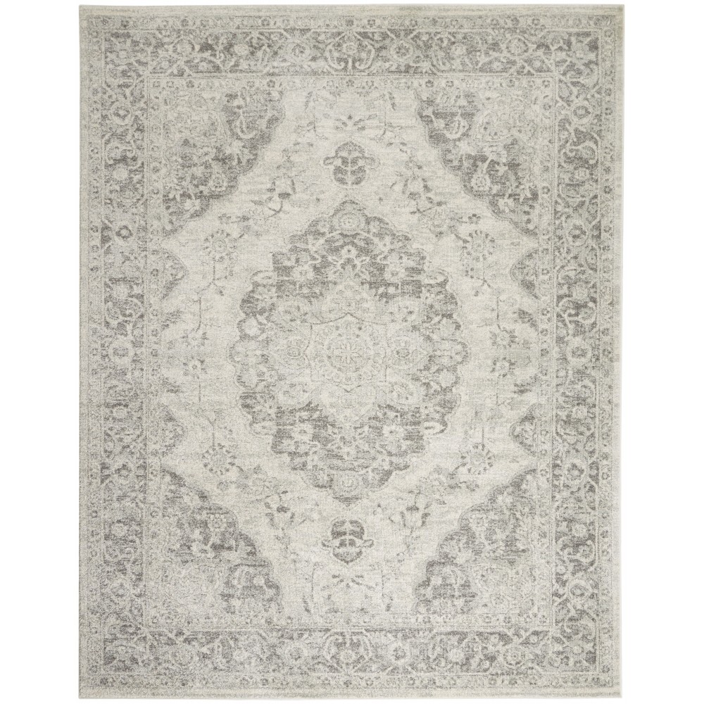 Nourison Tranquil TRA05 Area Rug, Ivory/Grey, 8' x 10' Nourison Tranquil TRA05 Area Rug, Ivory/Grey, 8' x 10'