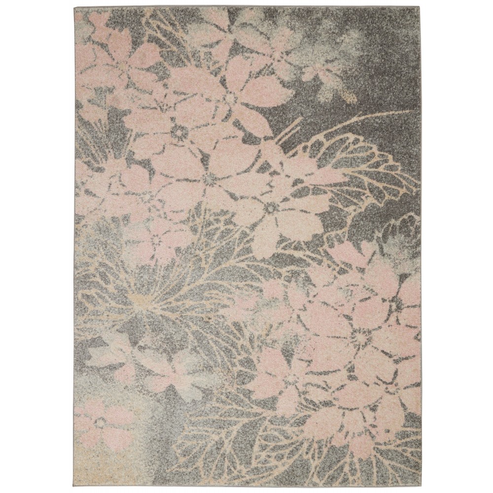 Nourison Tranquil TRA08 Area Rug, Grey/Pink, 6' x 9' Nourison Tranquil TRA08 Area Rug, Grey/Pink, 6' x 9'