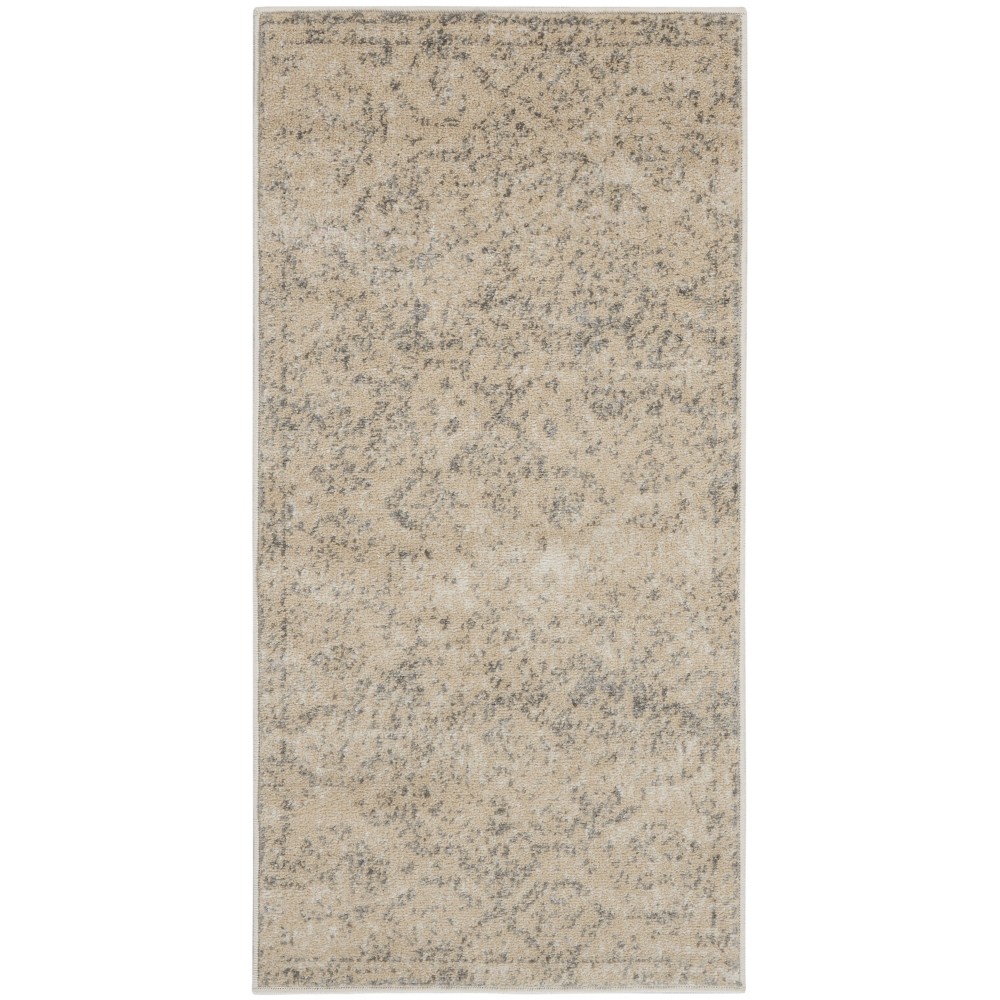 Nourison Tranquil TRA13 Runner Rug, Beige/Grey, 2' x 4'