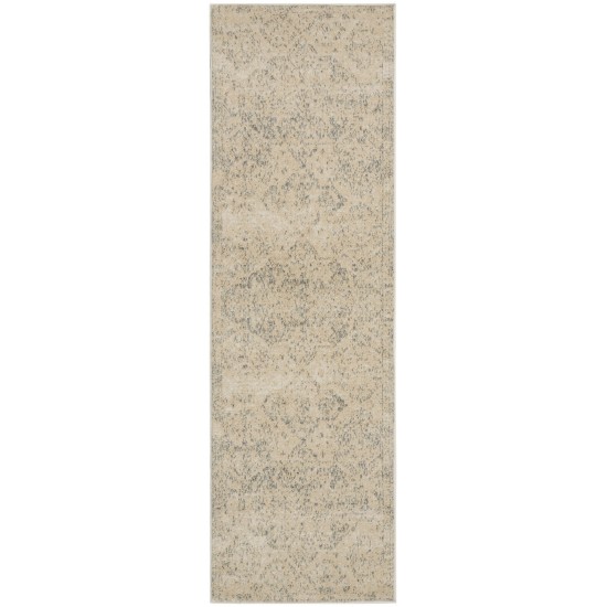 Nourison Tranquil TRA13 Runner Rug, Beige/Grey, 2'3" x 7'3"