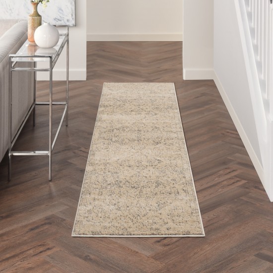 Nourison Tranquil TRA13 Runner Rug, Beige/Grey, 2'3" x 7'3"