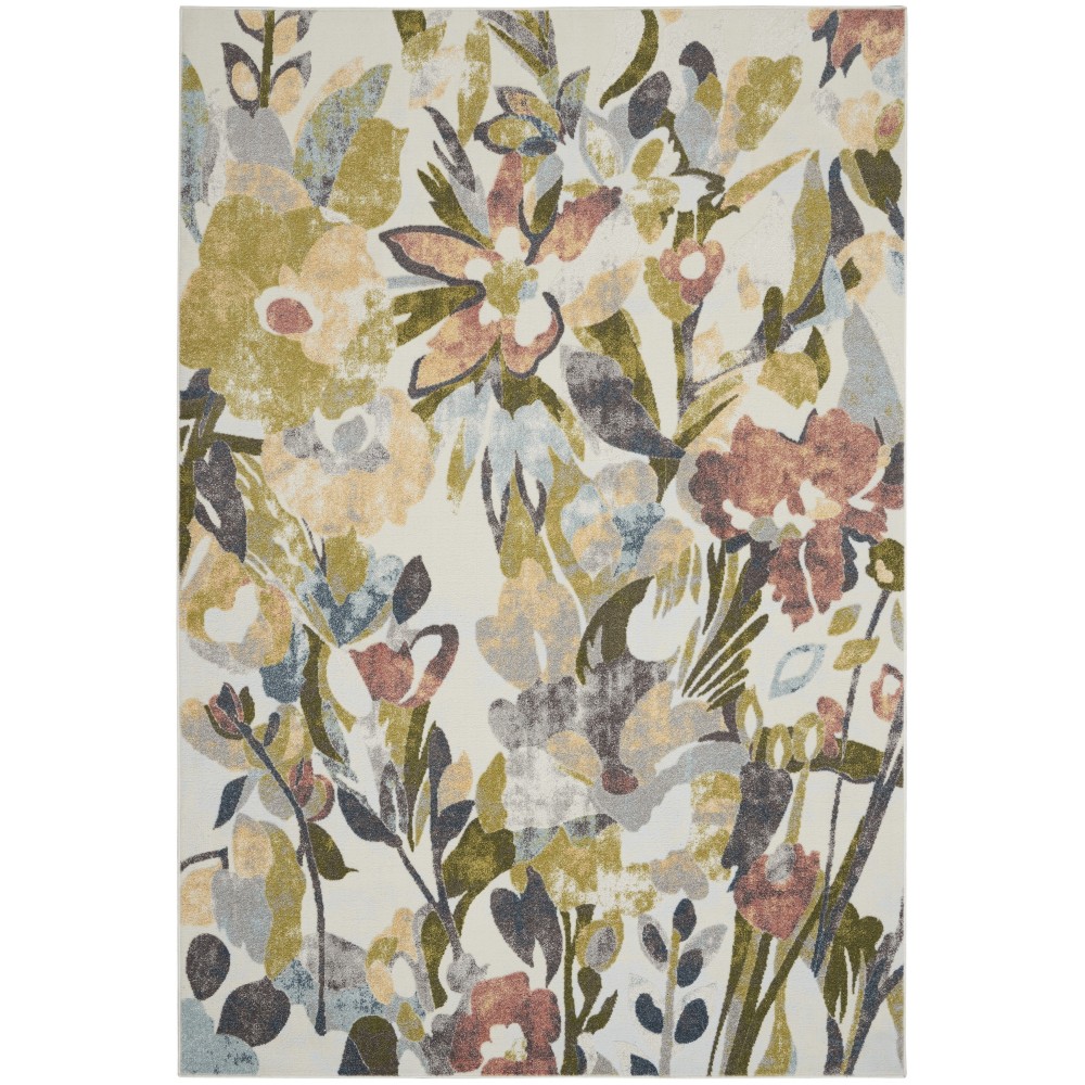 Nourison Trance TRC02 Area Rug, Multicolor, 6'6" x 9'6"