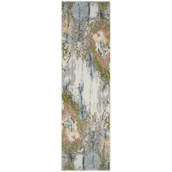 Nourison Trance TRC03 Runner Rug, Multicolor, 2'2" x 7'6"