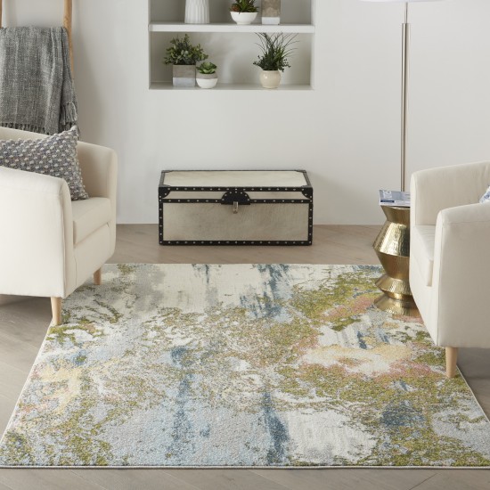 Nourison Trance TRC03 Area Rug, Multicolor, 3'11" x 5'11"