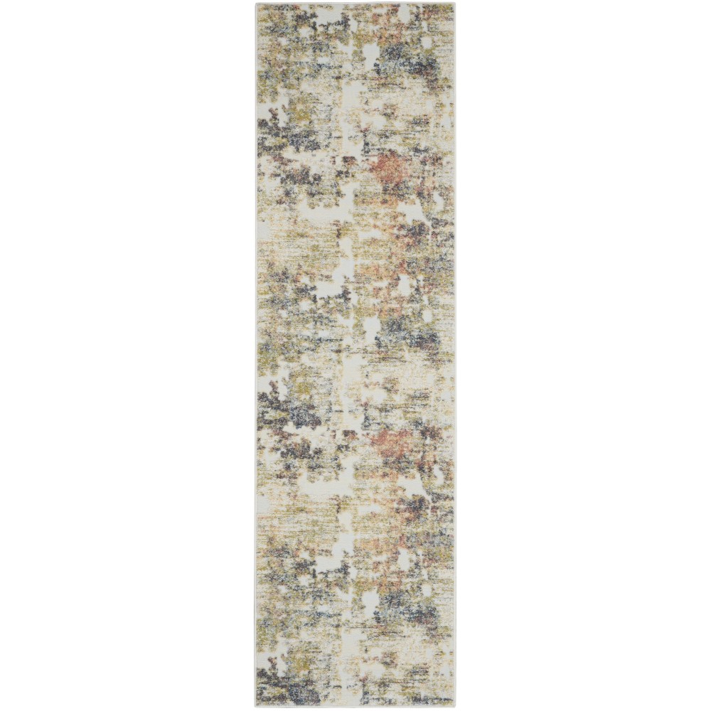 Nourison Trance TRC04 Runner Rug, Ivory/Multicolor, 2'2" x 7'6"