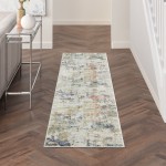 Nourison Trance TRC04 Runner Rug, Ivory/Multicolor, 2'2" x 7'6"